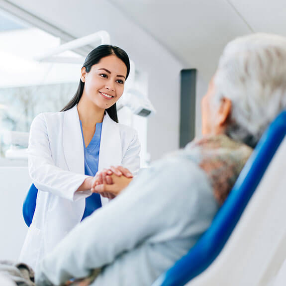dentist-with-elderly-woman